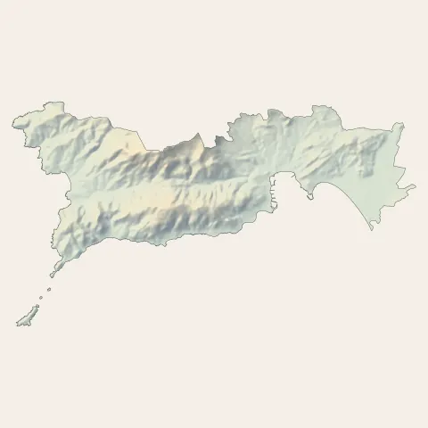 Ajaccio : relief
