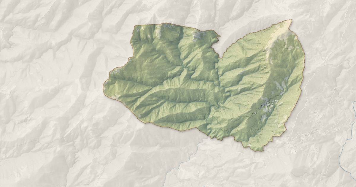 Portrait cartographique de Balogna : relief, eau, forêts, bâti et voies, calculés à partir des données de l'IGN