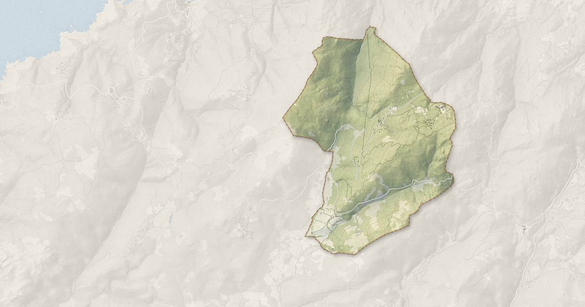 Portrait cartographique de Bilia : relief, eau, forêts, bâti et voies, calculés à partir des données de l'IGN