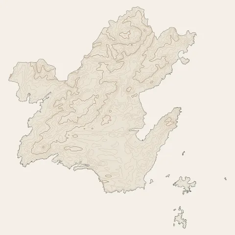 Bonifacio : courbes de niveau