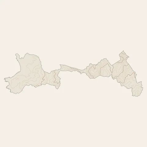 Grosseto-Prugna : courbes de niveau