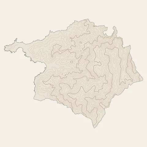 Pietrosella : courbes de niveau