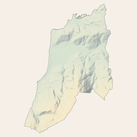 Propriano : relief