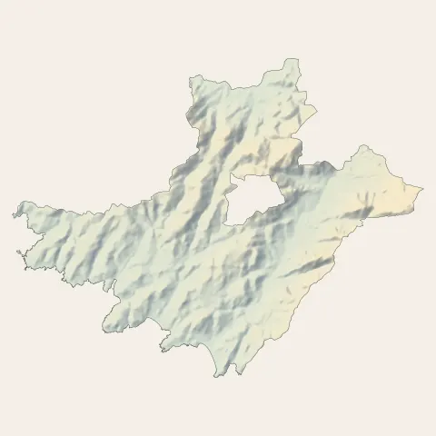 Sartène : relief