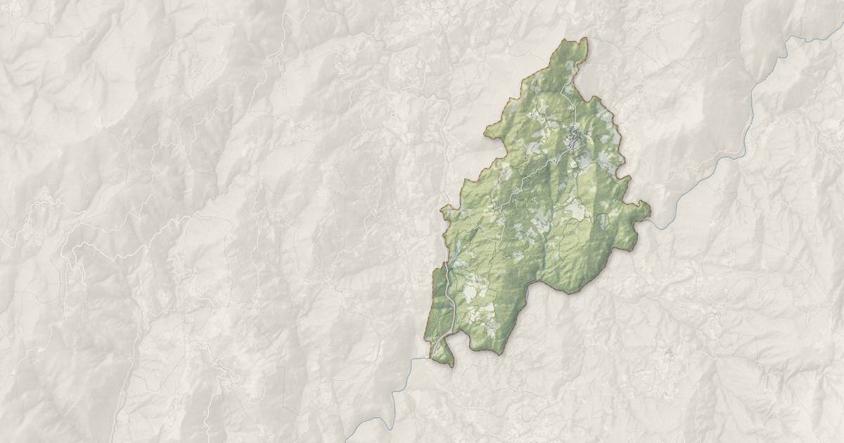 Portrait cartographique de Zigliara : relief, eau, forêts, bâti et voies, calculés à partir des données de l'IGN