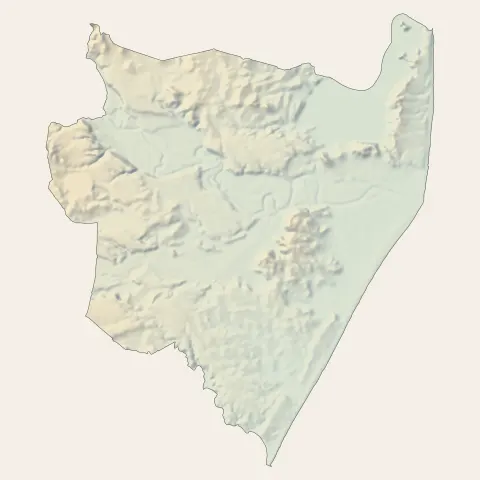Aléria : relief