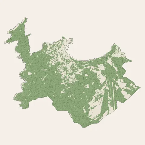 Calvi : bois, forêts et landes