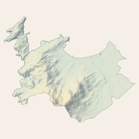 Calvi : relief