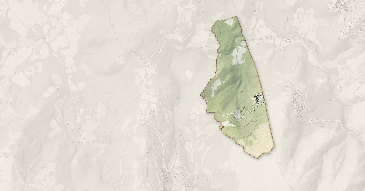 Portrait cartographique de Costa : relief, eau, forêts, bâti et voies, calculés à partir des données de l'IGN