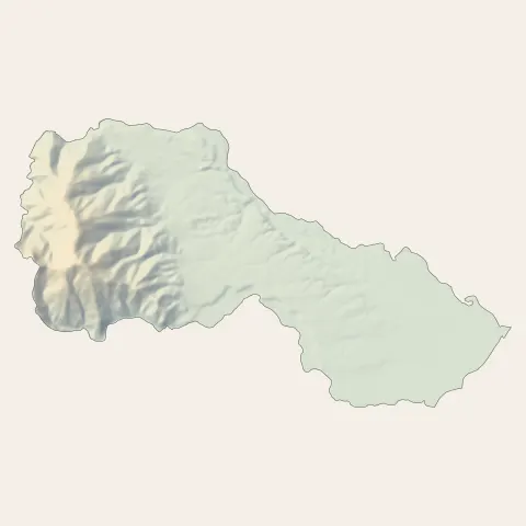 Prunelli-di-Fiumorbo : relief