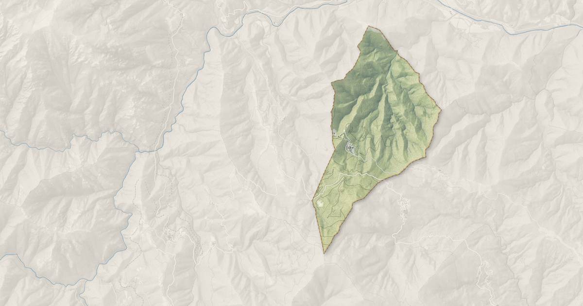 Portrait cartographique de Rospigliani : relief, eau, forêts, bâti et voies, calculés à partir des données de l'IGN