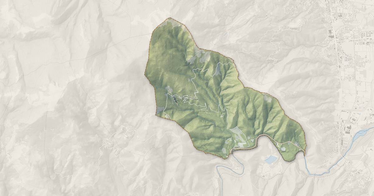 Portrait cartographique de Vignale : relief, eau, forêts, bâti et voies, calculés à partir des données de l'IGN