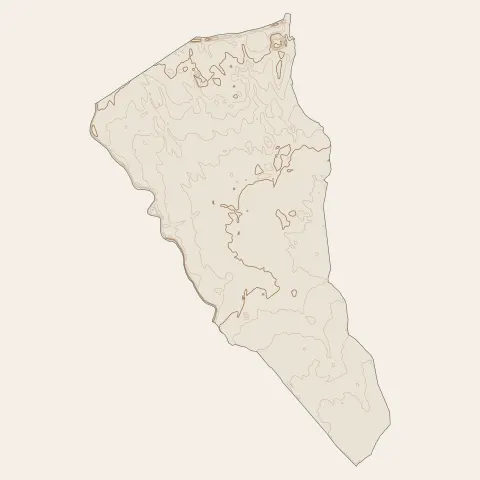 Aimargues : courbes de niveau