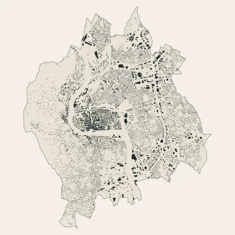 Alès : bâti