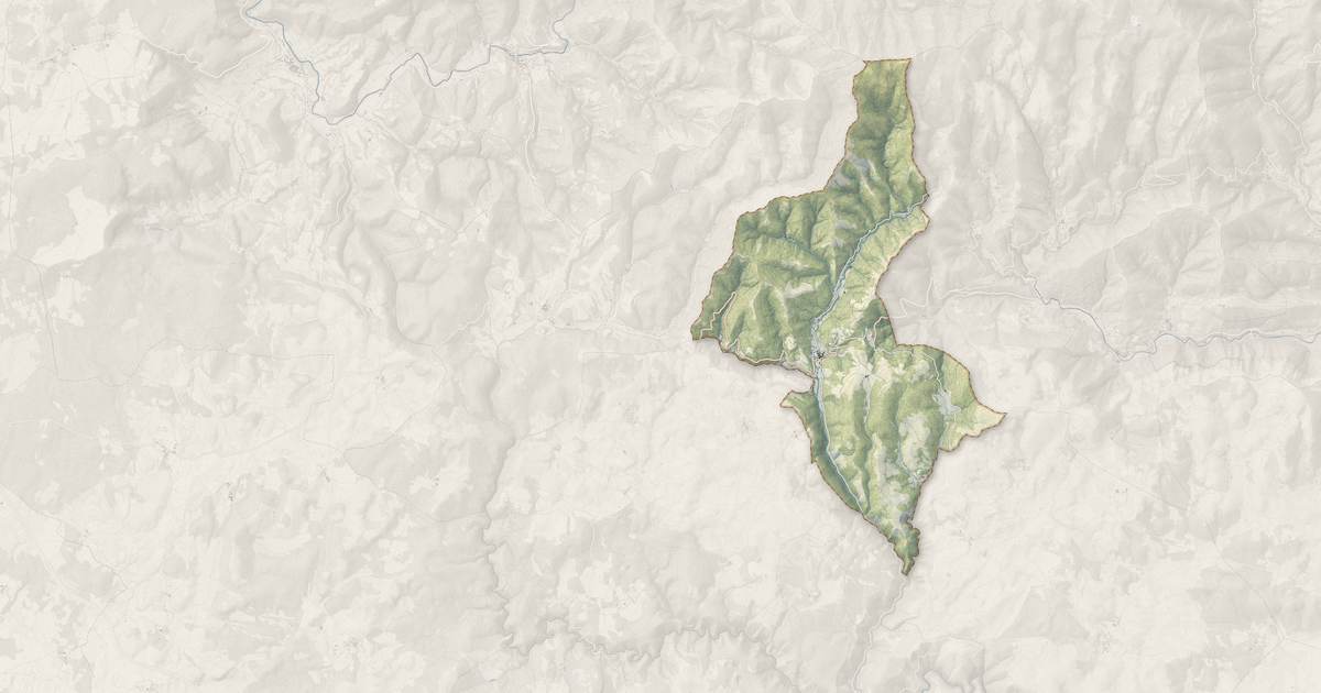 Portrait cartographique de Alzon : relief, eau, forêts, bâti et voies, calculés à partir des données de l'IGN