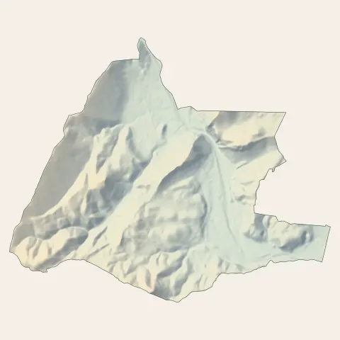Anduze : relief