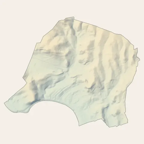 Aubais : relief