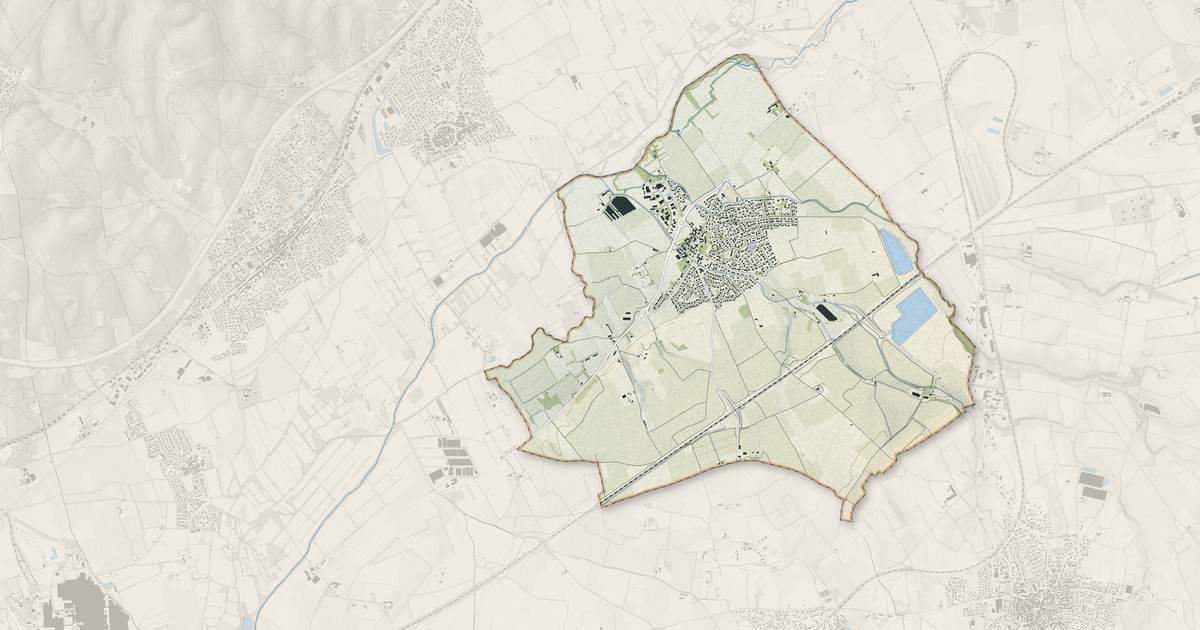 Portrait cartographique de Aubord : relief, eau, forêts, bâti et voies, calculés à partir des données de l'IGN