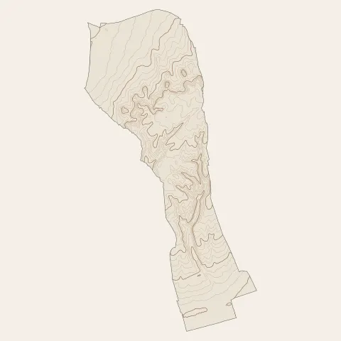 Beauvoisin : courbes de niveau