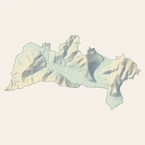 Bessèges : relief