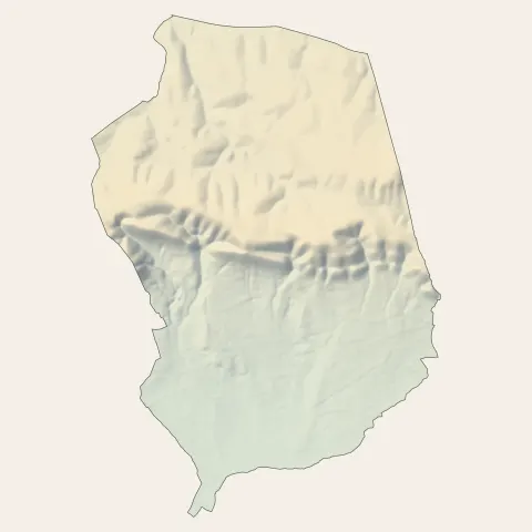 Clarensac : relief