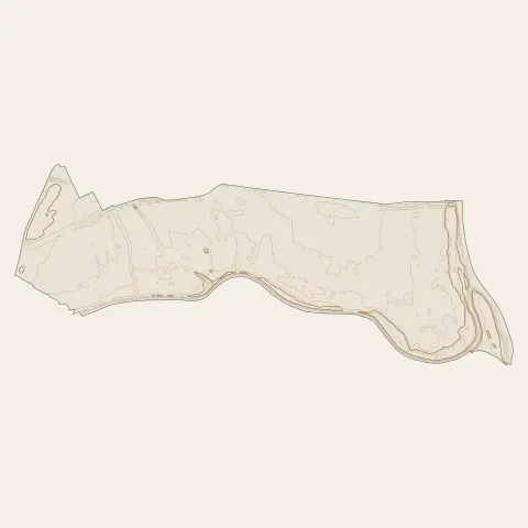 Fourques : courbes de niveau