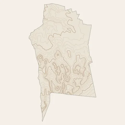 Générac : courbes de niveau