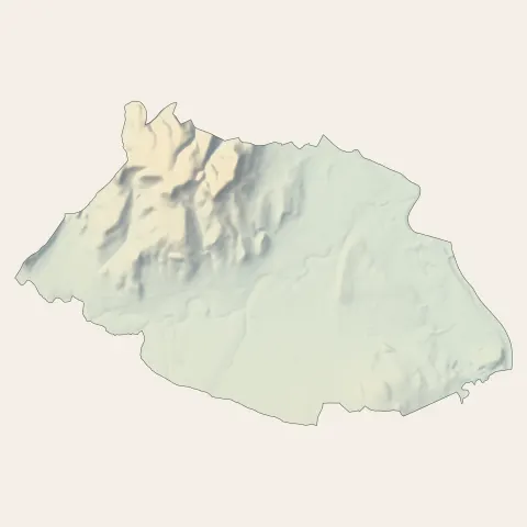 Laudun-l'Ardoise : relief
