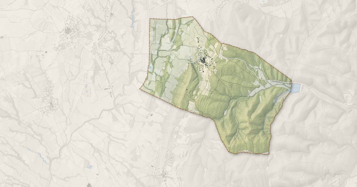 Portrait cartographique de Mauressargues : relief, eau, forêts, bâti et voies, calculés à partir des données de l'IGN