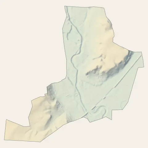 Montfrin : relief