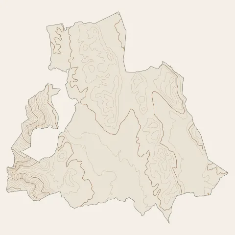 Quissac : courbes de niveau