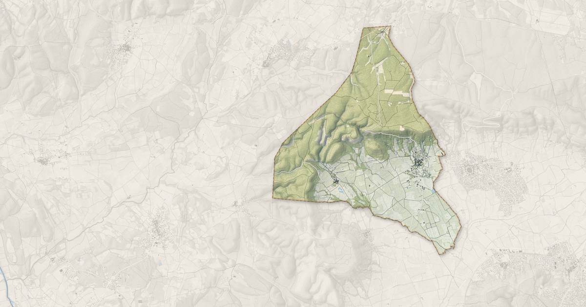 Portrait cartographique de Saint-Côme-et-Maruéjols : relief, eau, forêts, bâti et voies, calculés à partir des données de l'IGN