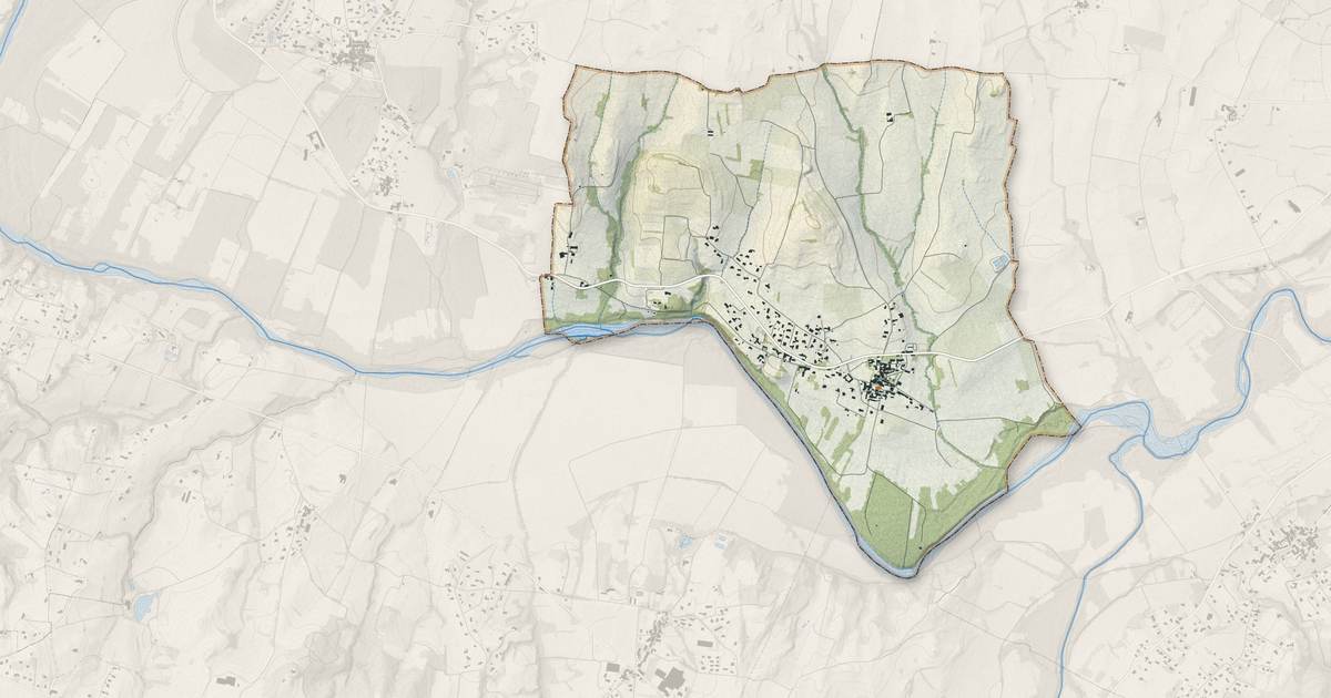 Portrait cartographique de Saint-Denis : relief, eau, forêts, bâti et voies, calculés à partir des données de l'IGN