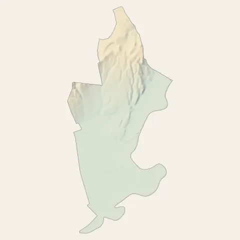 Saint-Gilles : relief
