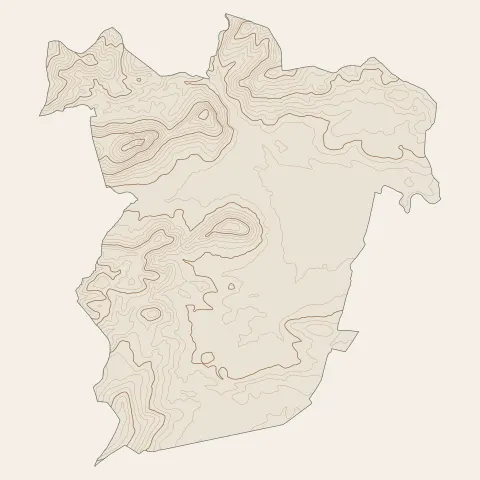 Saint-Hippolyte-du-Fort : courbes de niveau