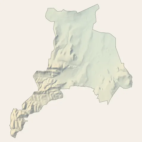 Saint-Laurent-des-Arbres : relief