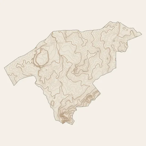 Salindres : courbes de niveau