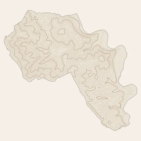 Les Salles-du-Gardon : courbes de niveau