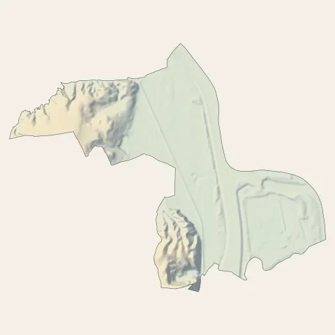 Sauveterre : relief