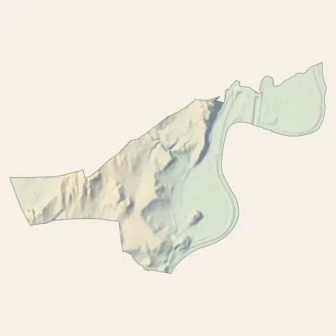 Villeneuve-lès-Avignon : relief