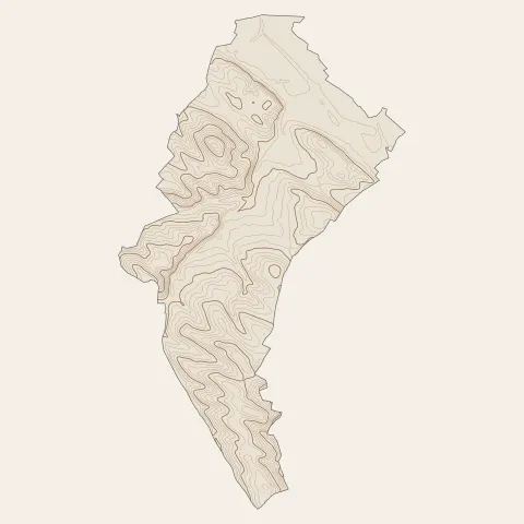 Ayguesvives : courbes de niveau