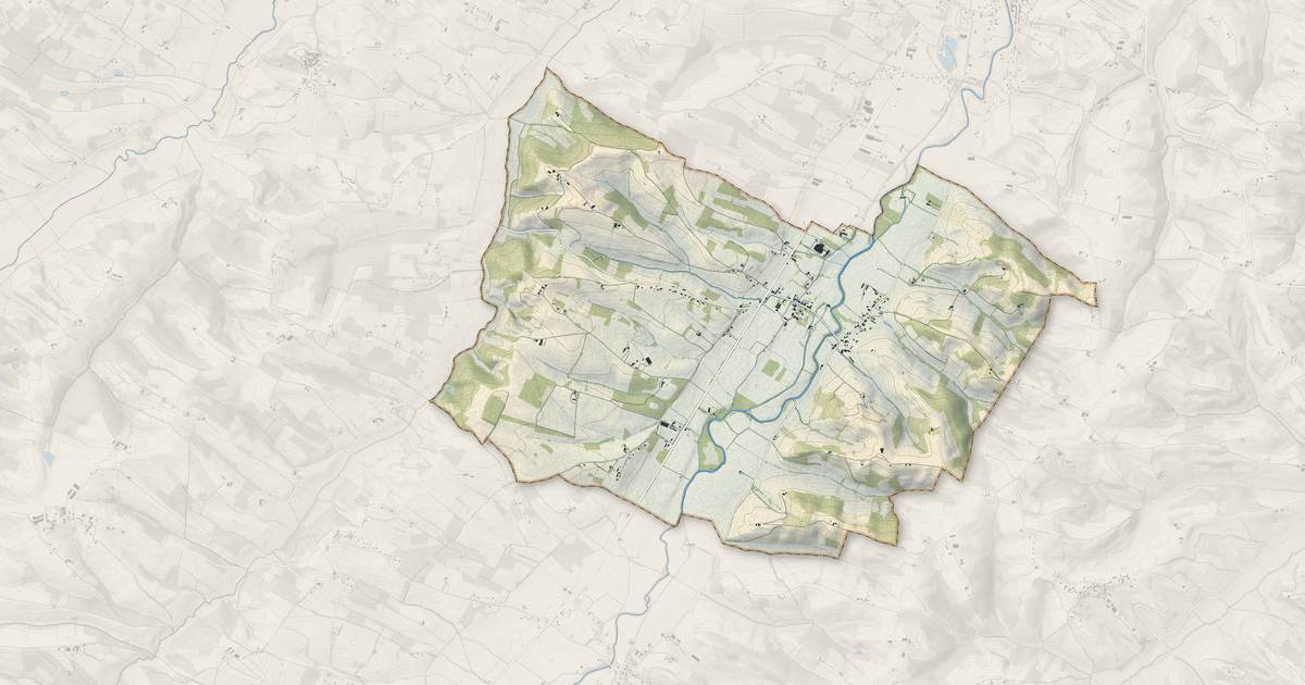 Portrait cartographique de Anan : relief, eau, forêts, bâti et voies, calculés à partir des données de l'IGN