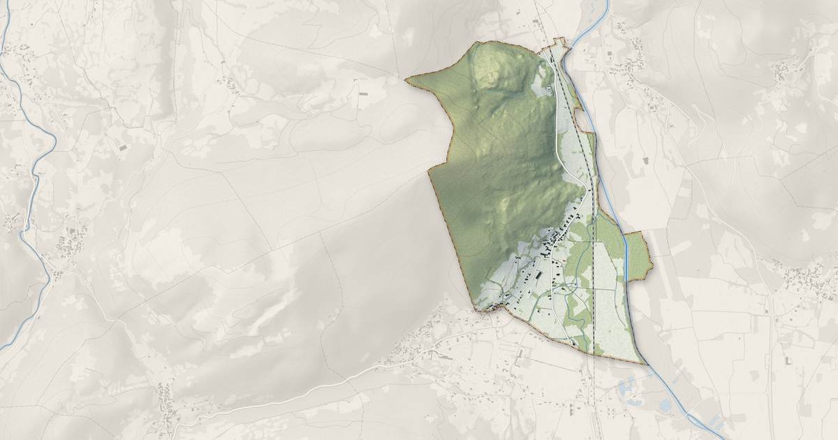 Portrait cartographique de Bagiry : relief, eau, forêts, bâti et voies, calculés à partir des données de l'IGN