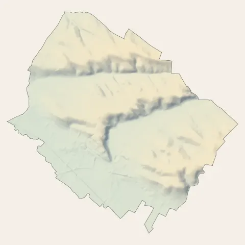 Baziège : relief