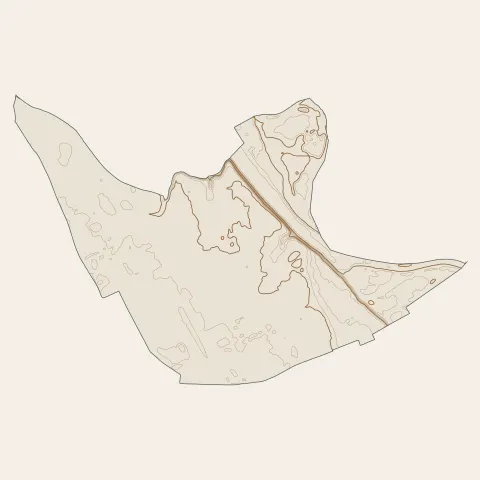 Beauzelle : courbes de niveau