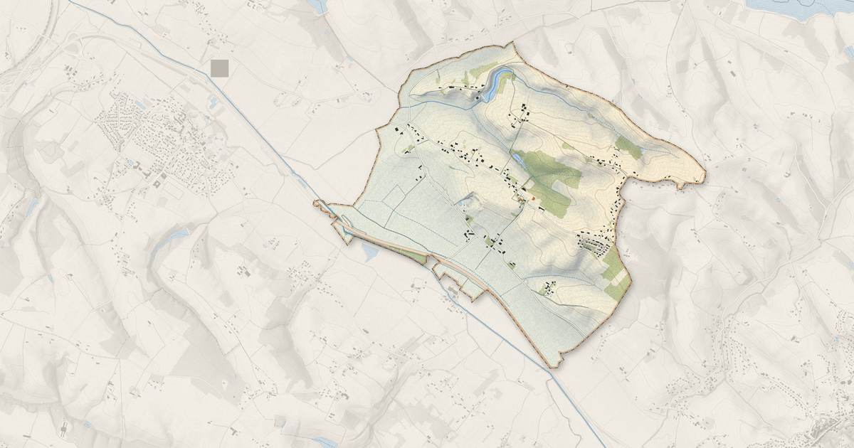 Portrait cartographique de Bonrepos-Riquet : relief, eau, forêts, bâti et voies, calculés à partir des données de l'IGN