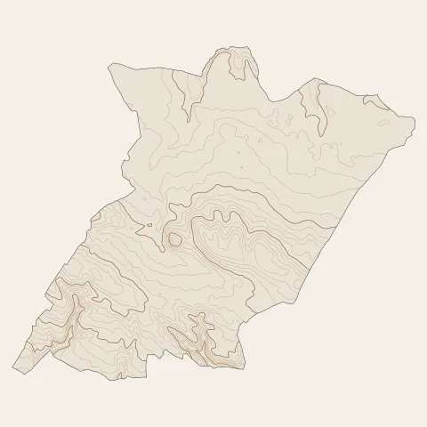 Bouloc : courbes de niveau