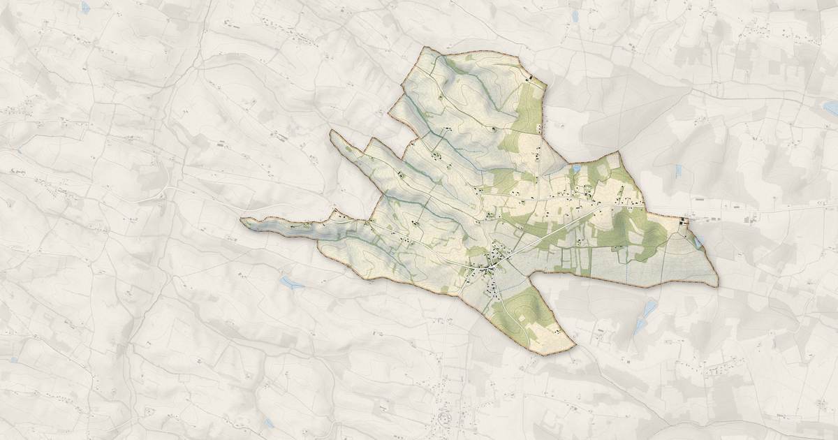 Portrait cartographique de Bragayrac : relief, eau, forêts, bâti et voies, calculés à partir des données de l'IGN