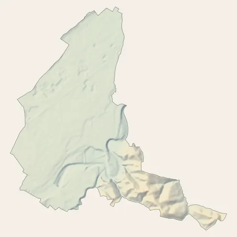 Carbonne : relief