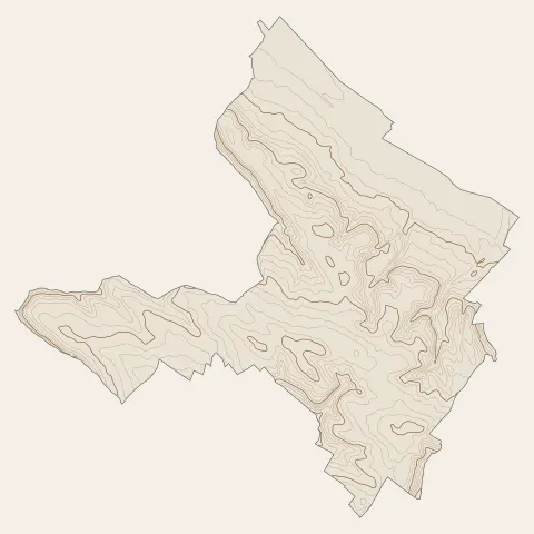 Castelmaurou : courbes de niveau